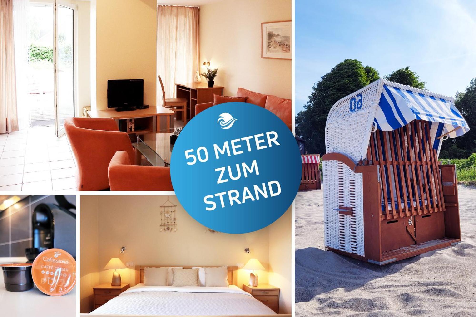 Ferienwohnung Mit Meerblick Und Terrasse - Nur 50 Meter Zum Strand - Inklusive Eigenem Parkplatz Und Fahrradunterstellplatz Sierksdorf Eksteriør billede